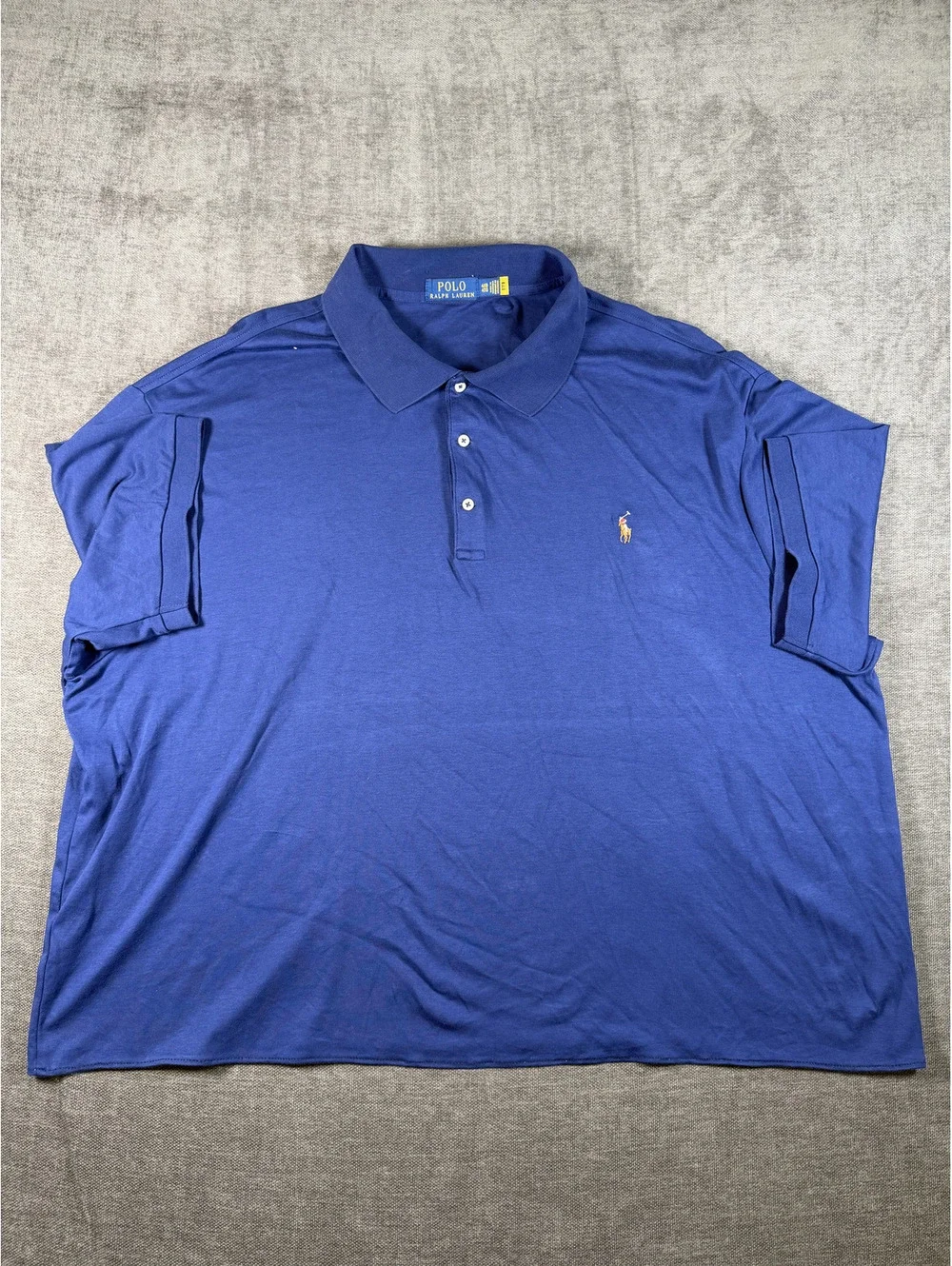 Ralph Lauren Polo Shirt in Royal Blue with Yellow Pony